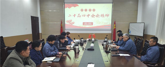 <b>8868体育党总支组织召开党的二十届四中全会精</b>